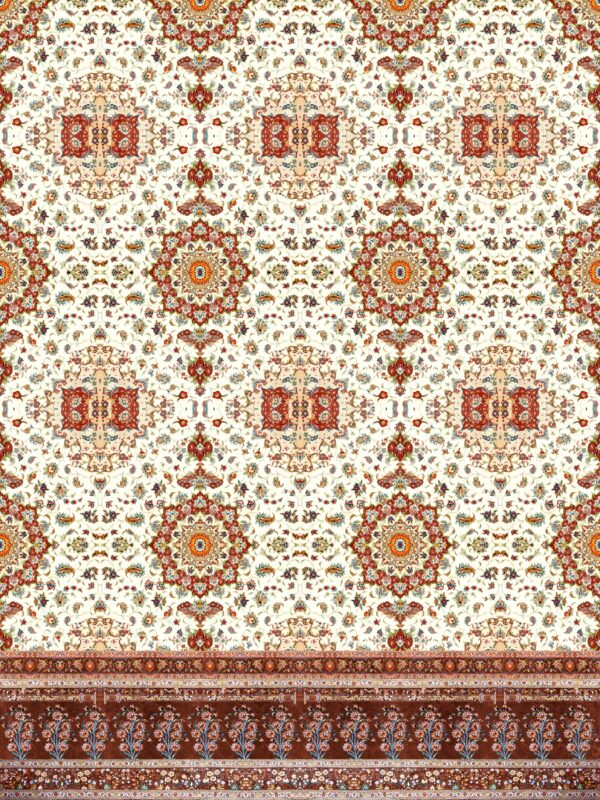 Alabaster-Quartz & Ruby-Medallion Tectonic