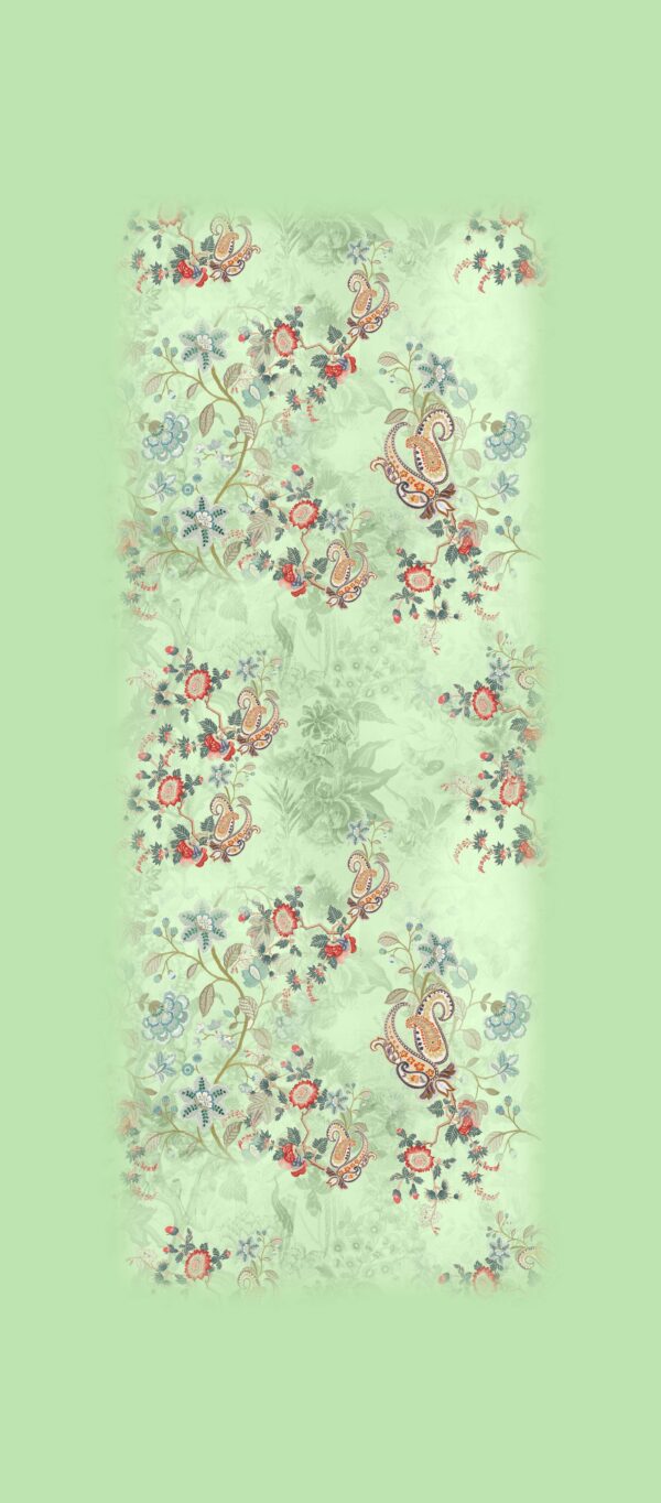 Pistachio Paisley Garden