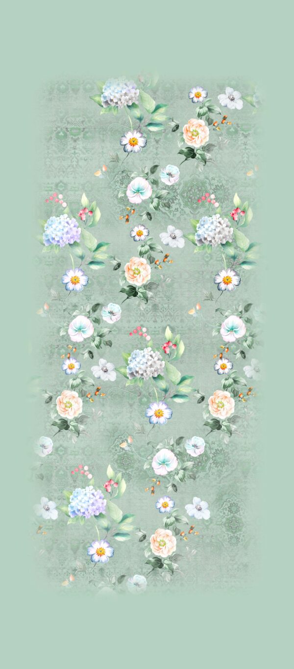 Sage Hydrangea Tapestry