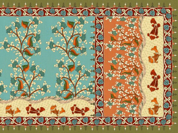 Glacial-Teal & Apricot-Ichthyic Heritage