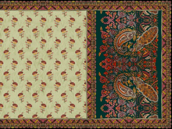 Sage-Buta & Viridian-Peacock Heritage