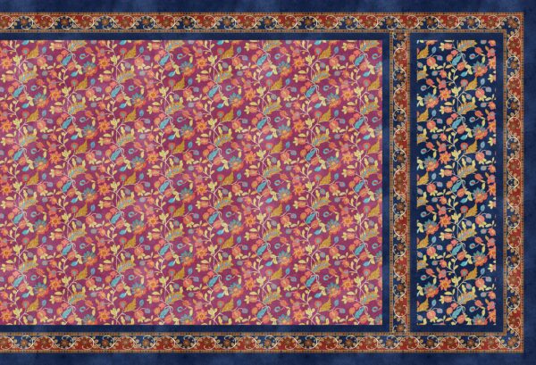 Magenta-Floral & Midnight-Floral Inverse Heritage