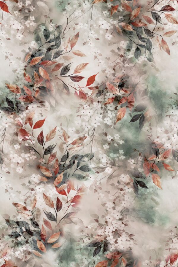 Terracotta-Rust & Moss-Aqueous Botanical