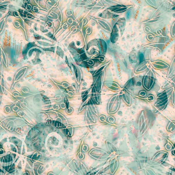 Mint-Glacial & Solar-Peach Diffused Folkloric