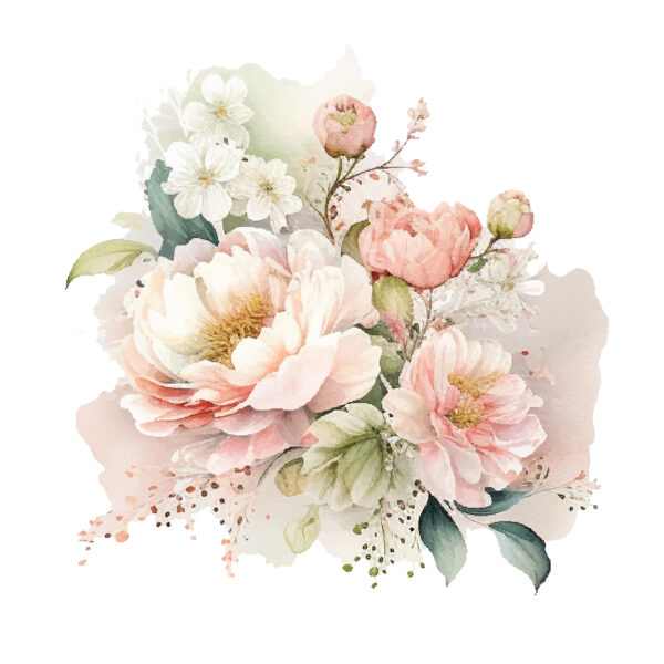 Warm-Alabaster & Blushing-Terracotta Botanical