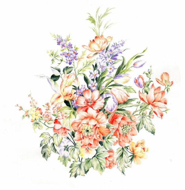 Solar-Amber & Glacial-Periwinkle Folklore Jubilee