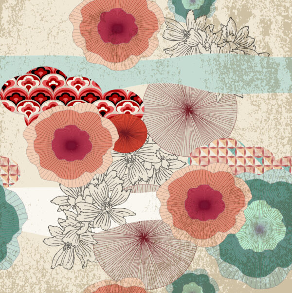 Crimson-Lotus & Geometric-Cloud Heritage