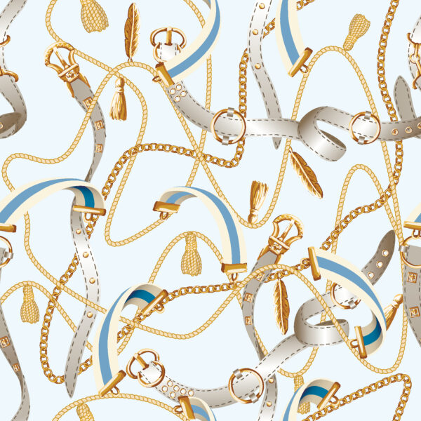 Azure-Gilt & Equestrian-Chandelier Heritage